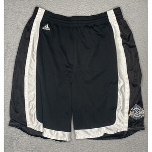 Adidas NBA New Orleans All Star 2008 Shorts Mens Large Black Basketball‎ Y2K